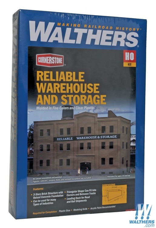 Walthers 3014 Reliable Warehouse & Storage
