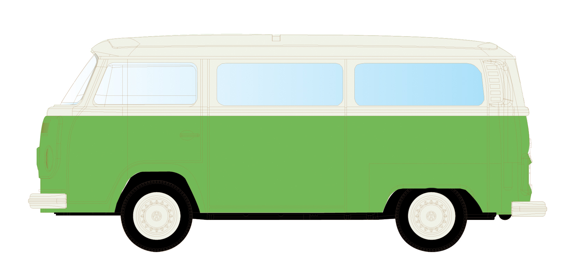 3964 VW T2 Bus Brasilien Last Edition
