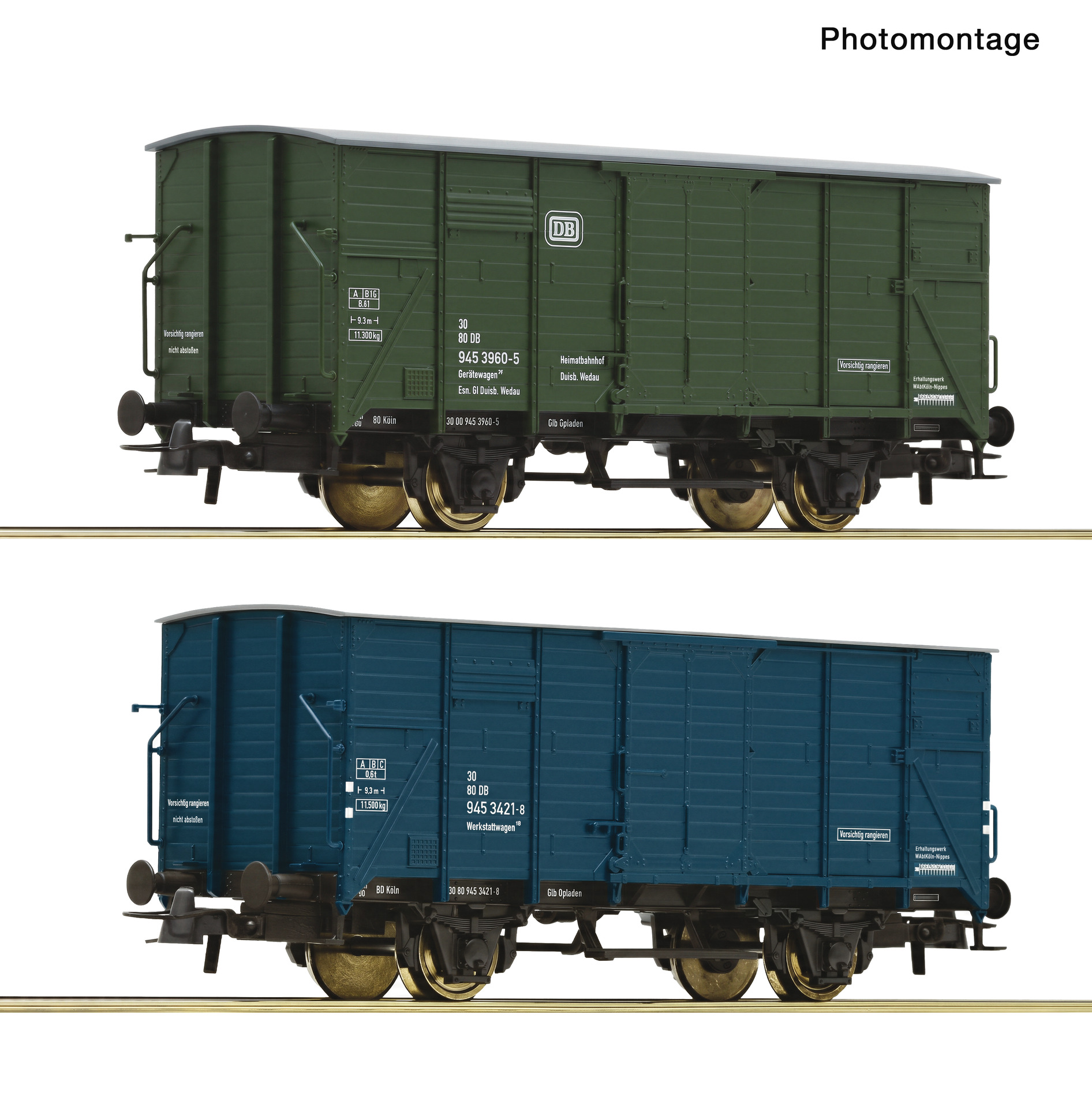 6600490 DB gedeckte Güterwagen-Set G10 Ep.4