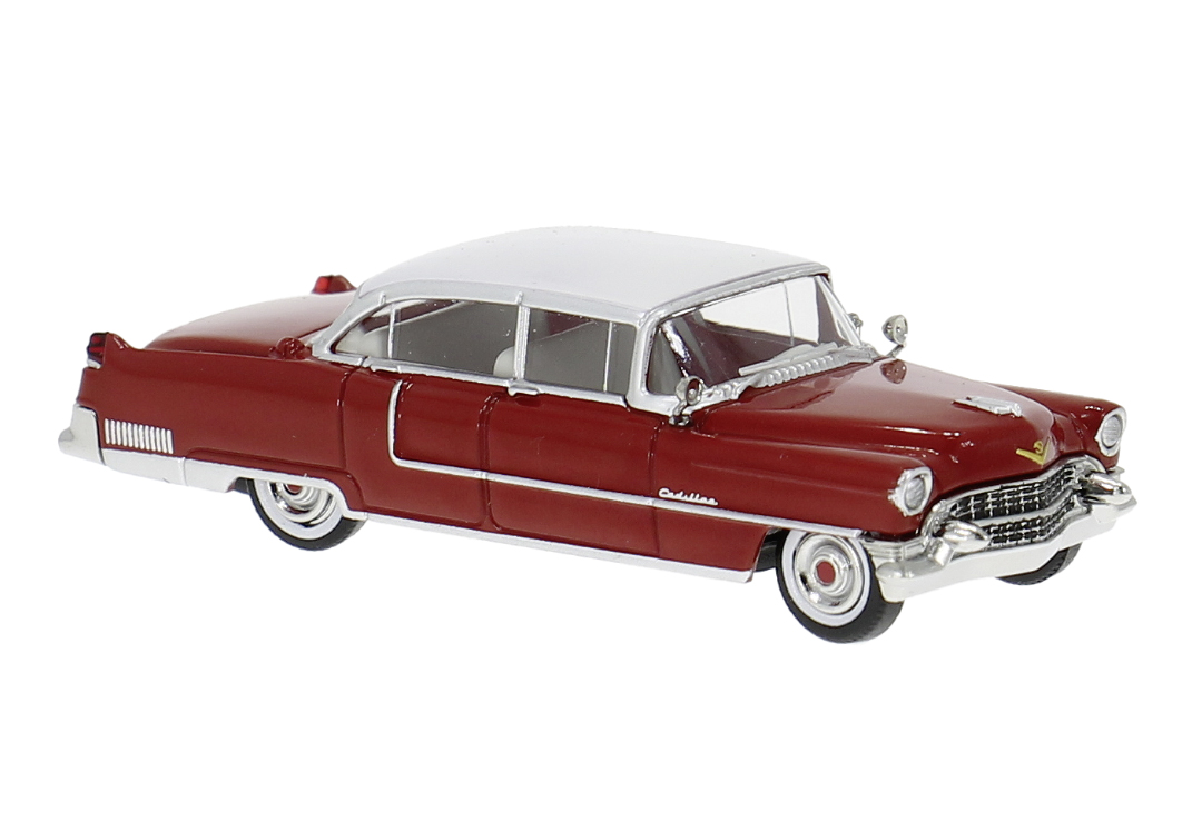 18358 ´55 Cadillac Fleetwood rot/weiß