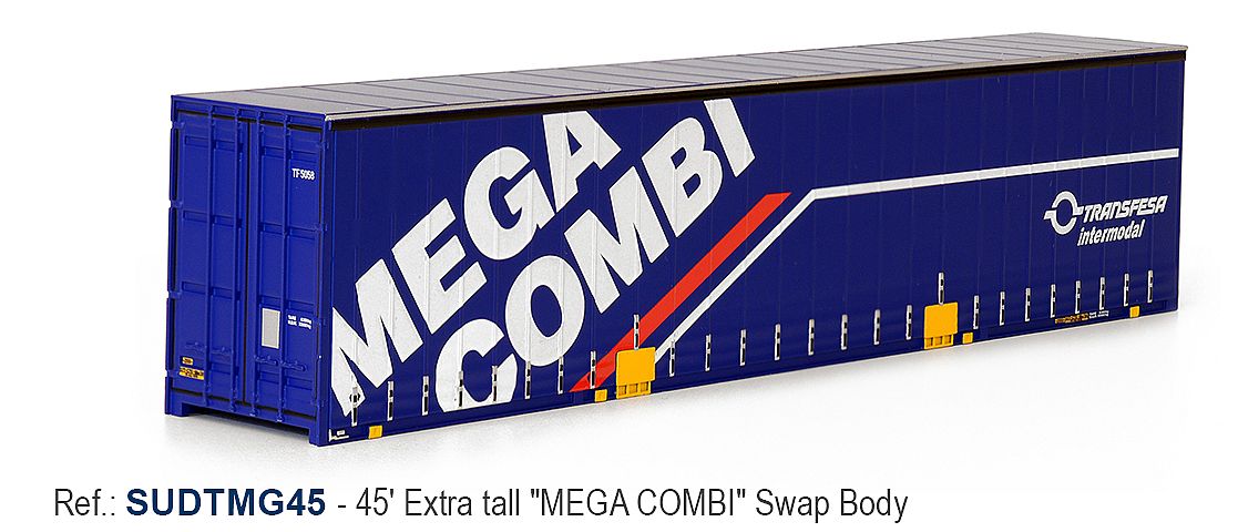 Sudexpress SUDTMG45 MEGA COMBI 45' Swap Container