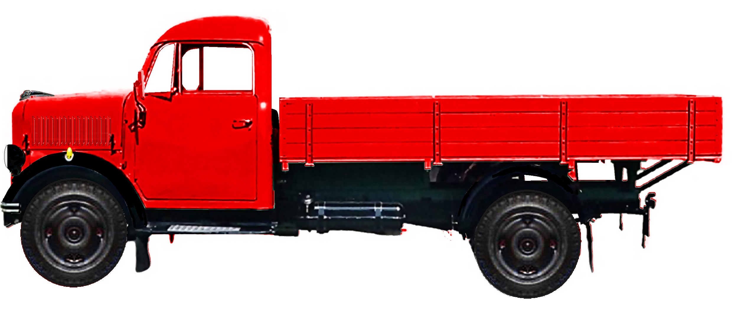 NA88430 Borgward B1250 Hochpritsche rot
