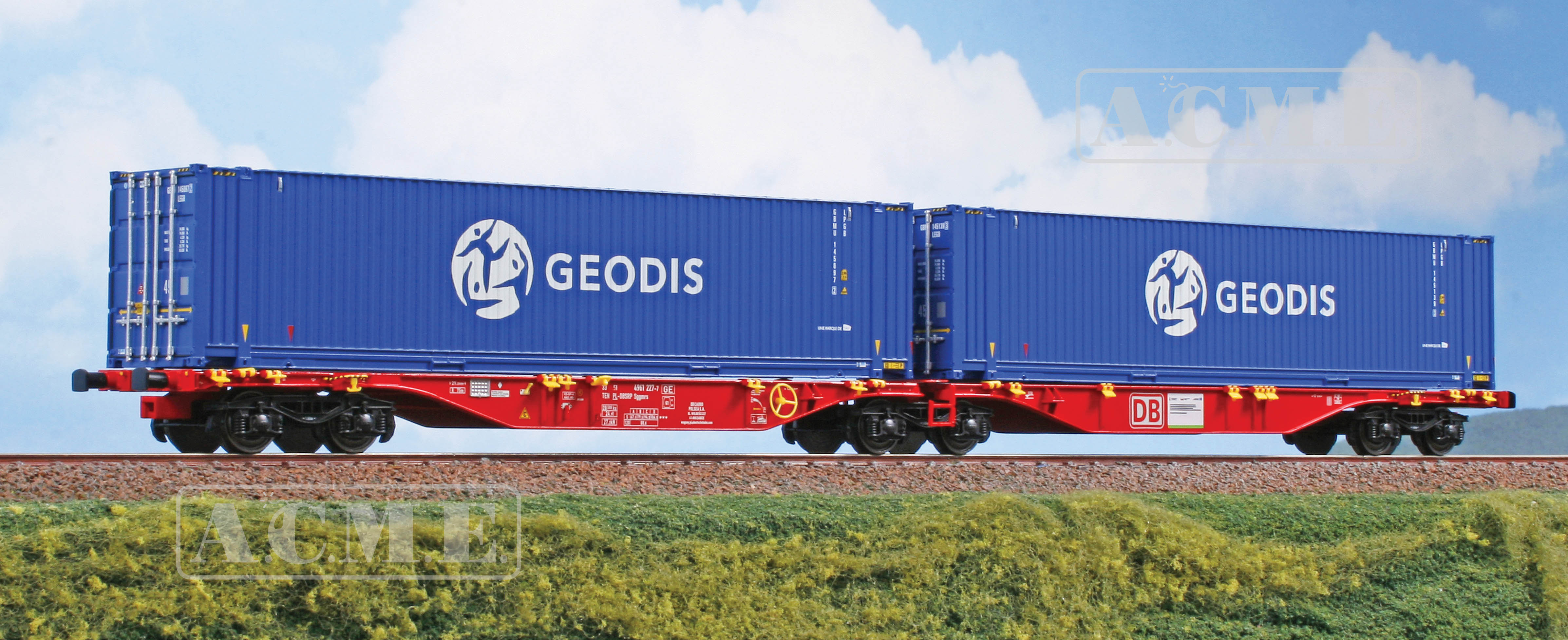 ACME 40491 DB Cargo Containerwagen Sggmrss 90 Ep.6
