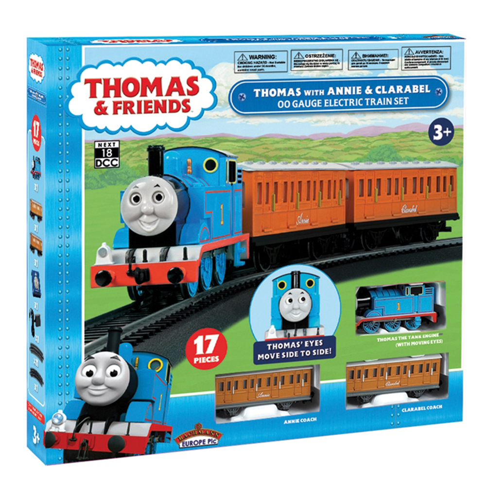 Thomas & Friends 00642BE Thomas with Annie & Clarabel OO Scale E