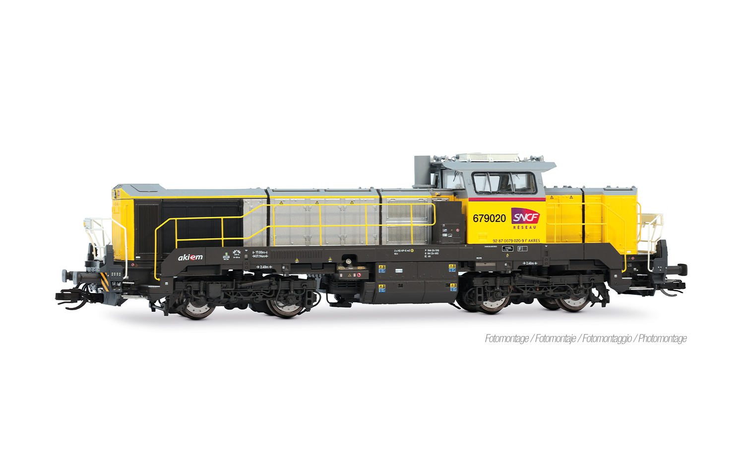 HN9082 SNCF/Akiem Diesellok 679020 Ep.6