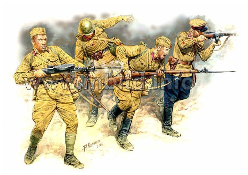MB3523 Sov. Infantry in Action 1941-42