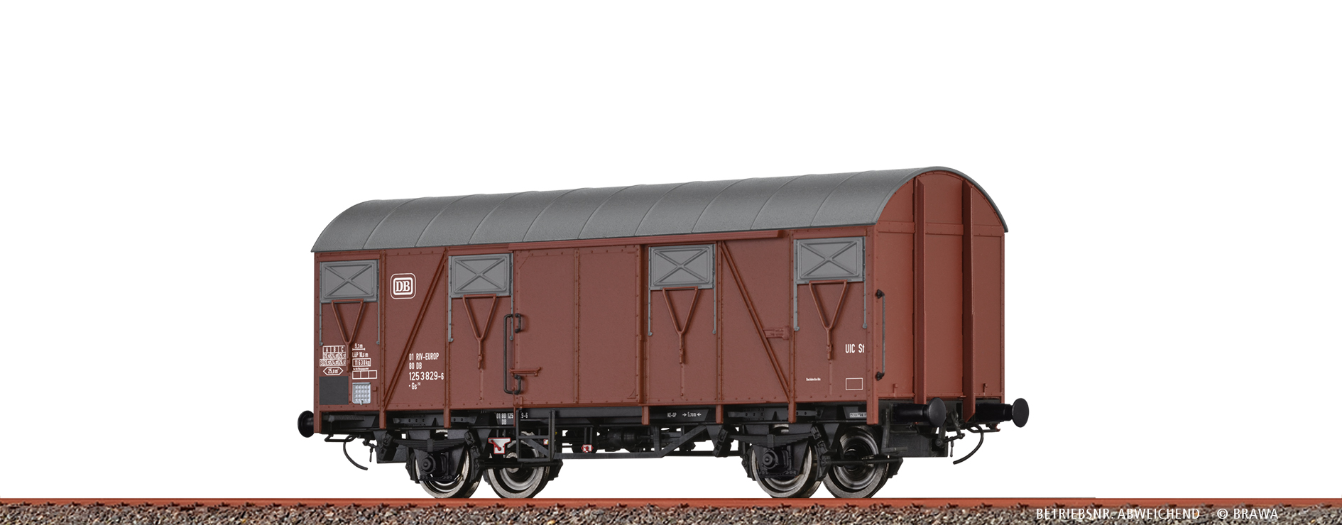50144 DB gedeckter Güterwagen Gs 212 Ep.4