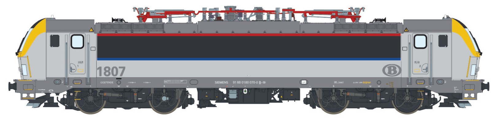 12710S SNCB E-Lok HLE 18 1807 Ep.6 AC