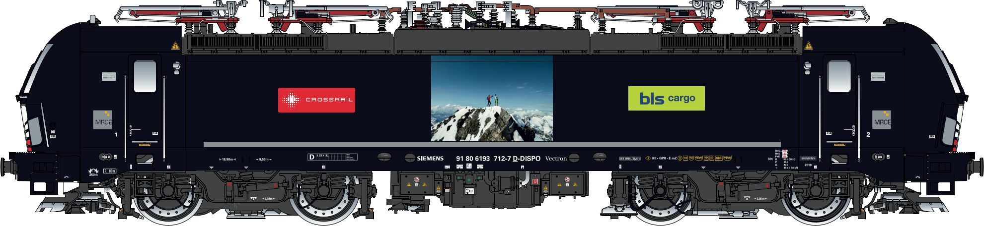 17617 MRCE BLS Crossrail E-Lok Vectron Ep.6 AC