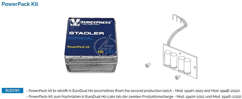 Sudexpress SUD3161 EuroDual BR 159 PowerPack