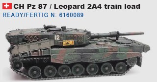 6160089 CH Pz 87 / Leopard 2A4 train load