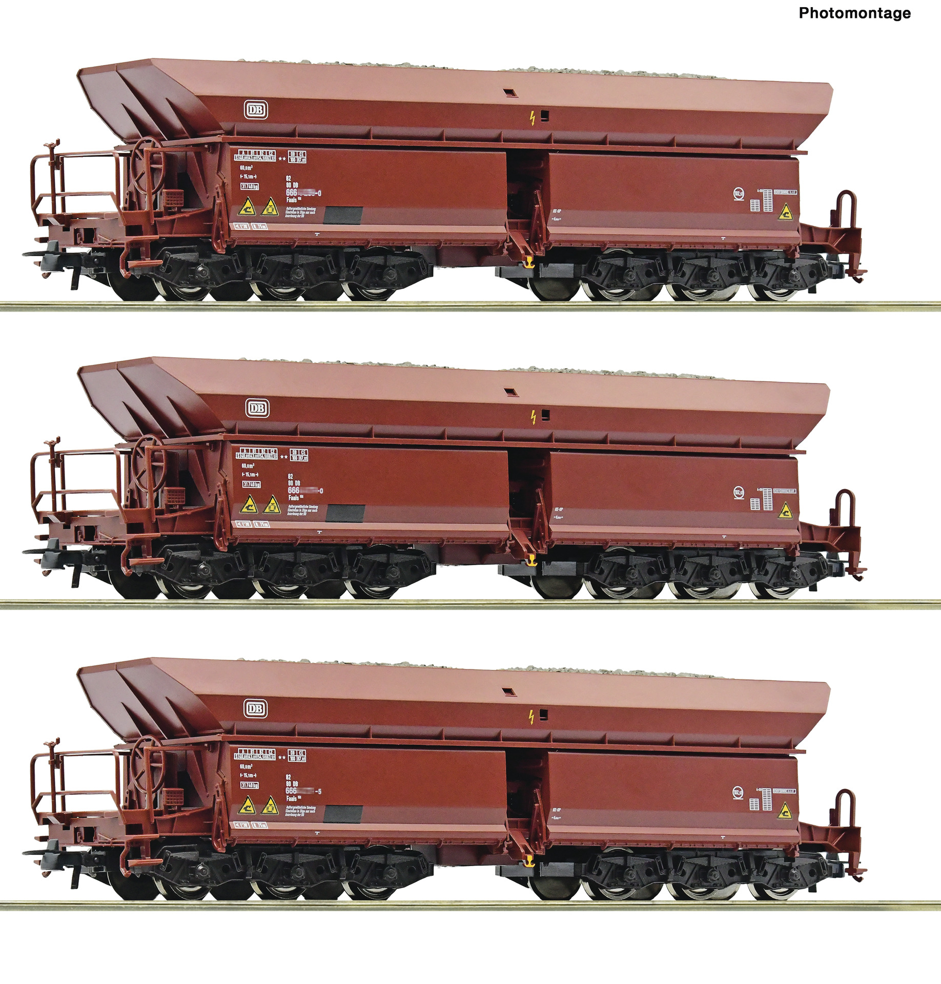Roco 77031 DB 3-tlg. Set 2: Erzwagen Ep.4
