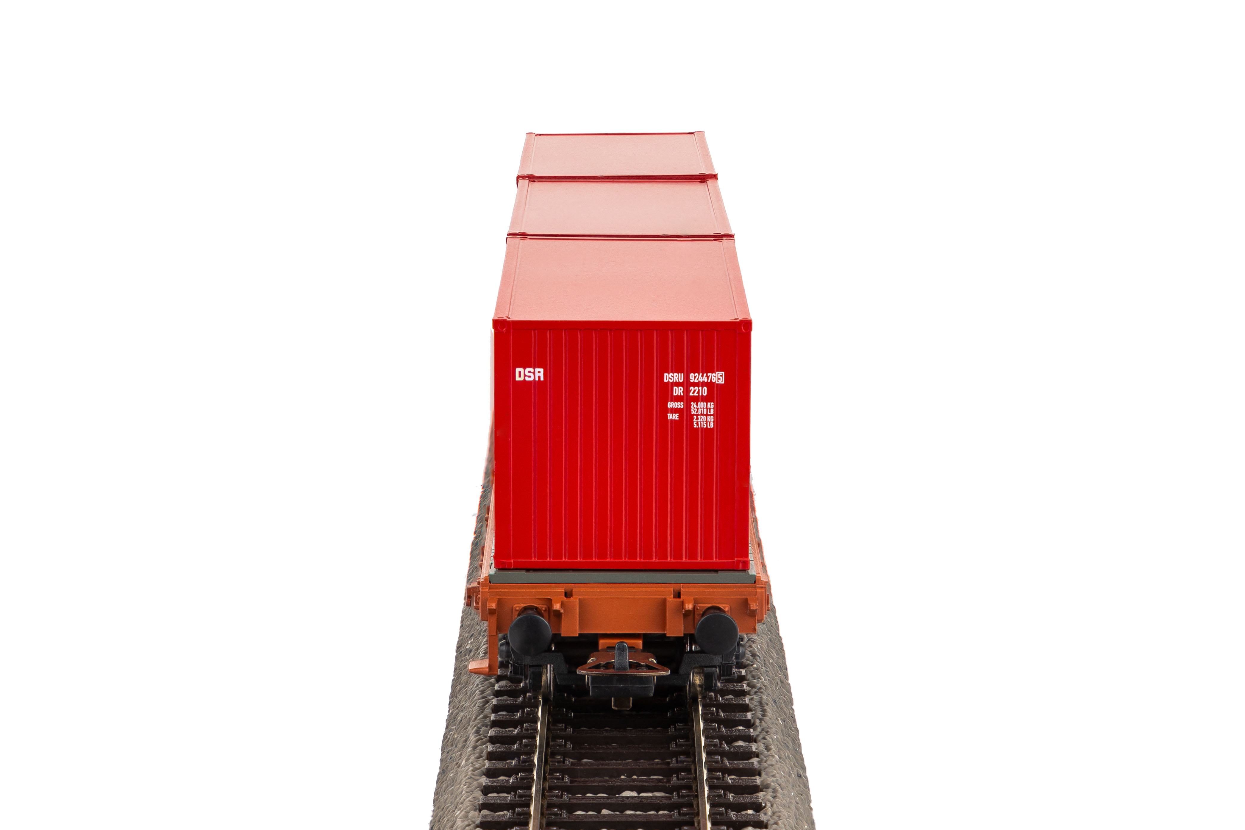 Piko 24500 DR Containeretragwagen "DSR" Ep.4