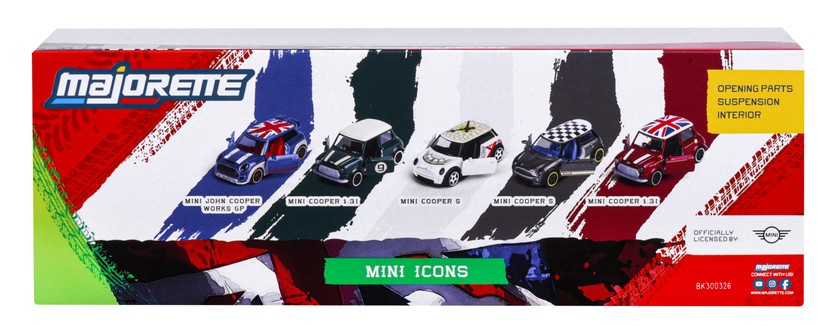 Majorette 8504105006 5 pieces Giftpack: Mini Cooper