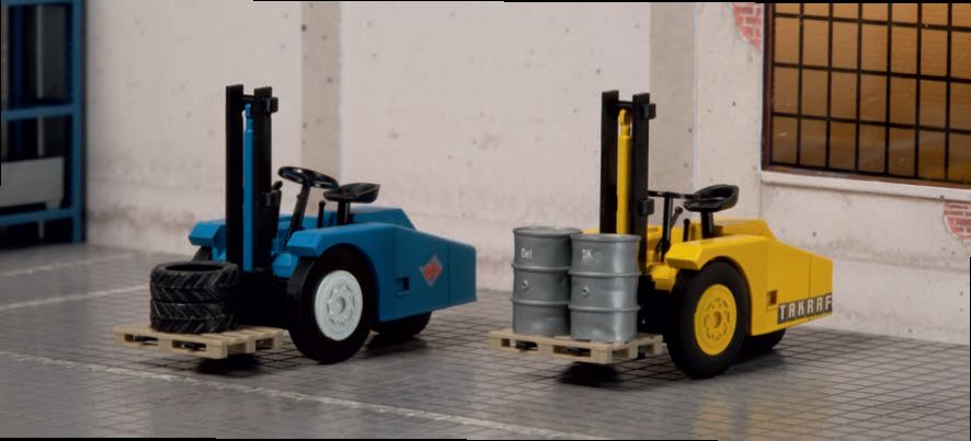 40505 Fortschritt / TAKRAF Gabelstapler-Set