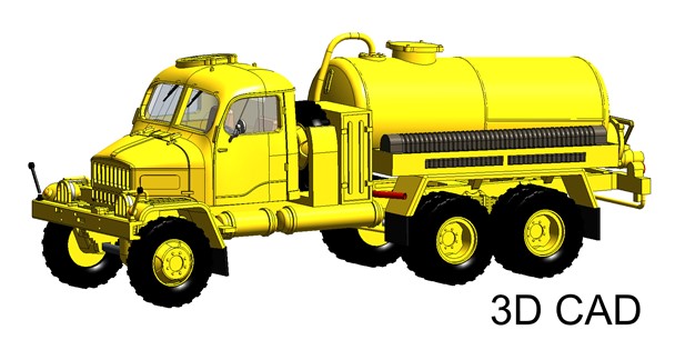 66708106 Bausatz: Praga V3S FEK gelb zivil