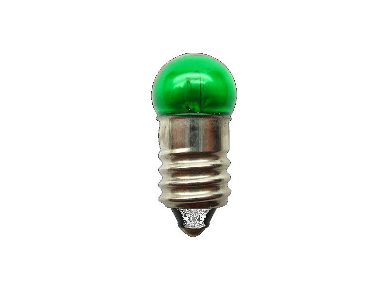 50289 E10 Glühlampe 11mm Kopf grün 19V 100mA