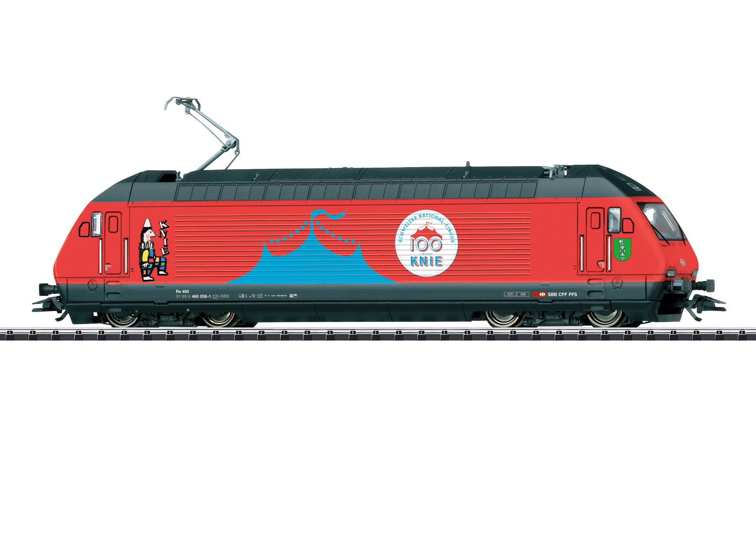 22413 SBB E-Lok Re 460 100 Jahre Circus Knie