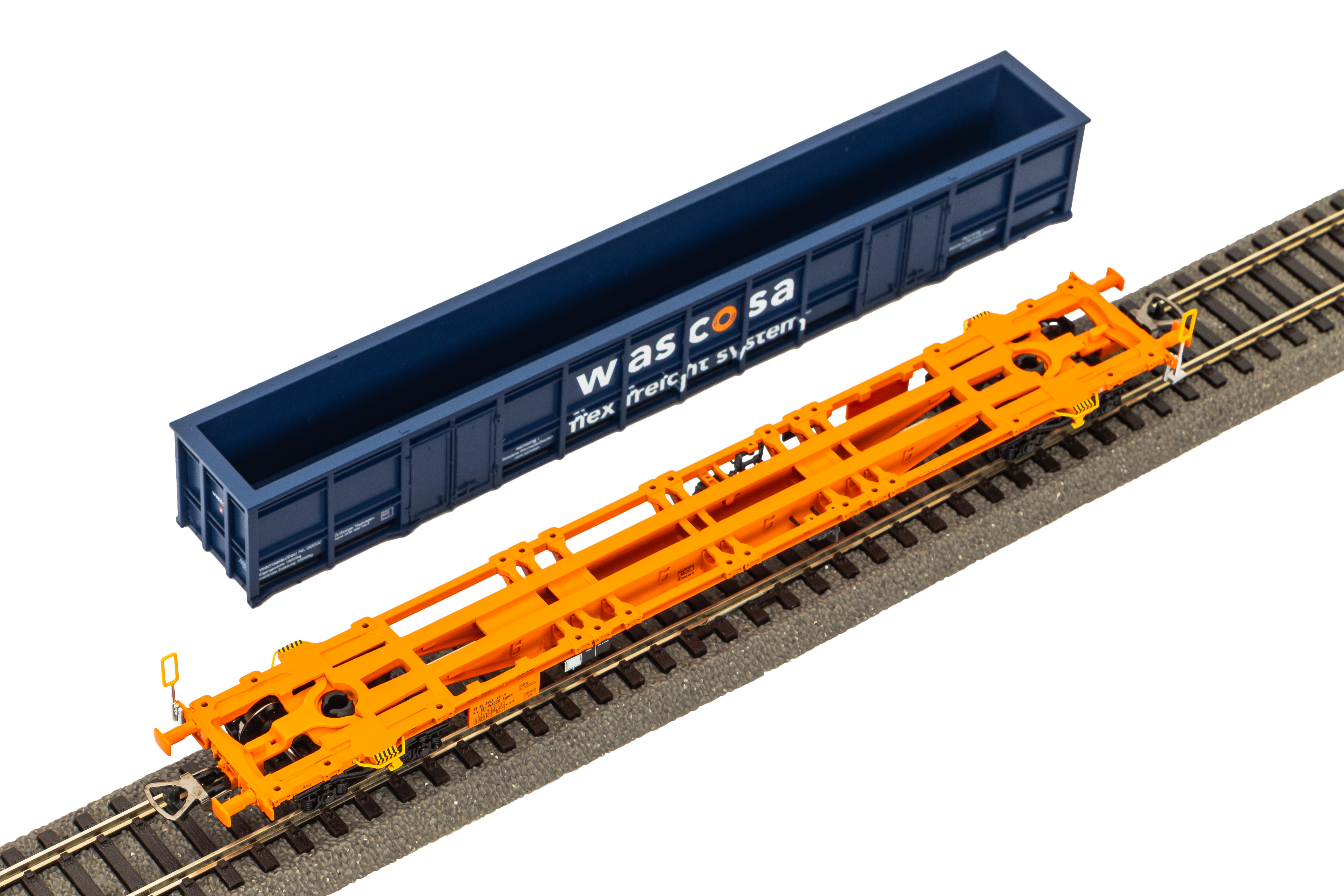 Piko 24566 Wascosa Containertragwagen Sgnns Ep.6
