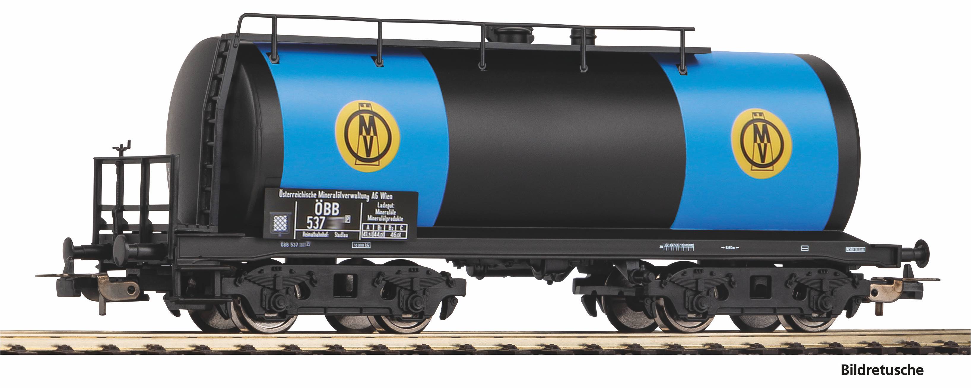 Piko 24538 ÖBB Kesselwagen ÖMV 4achs. m.Bremsb. Ep3