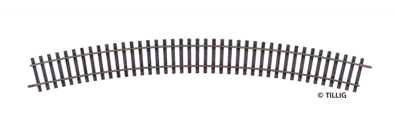 85145 Gleis gebogen R543 30°