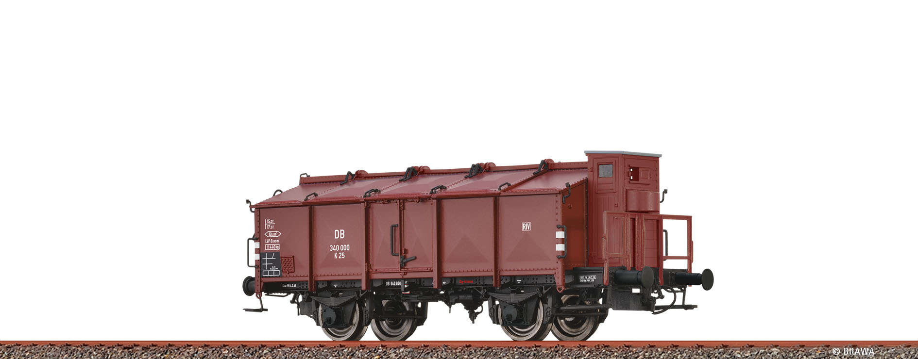 50640 DB Klappdeckelwagen K25 mit Bühne Ep.3
