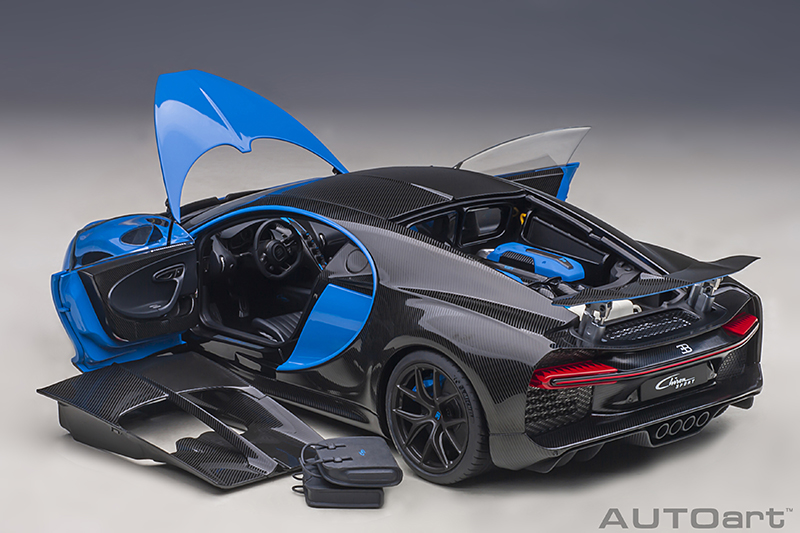 AUTOart 70997 Bugatti Chiron Sport 2019 blue/carbon
