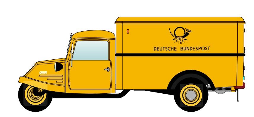 NA88173 Goliath GD750 Kasten Deutsche Bundespost