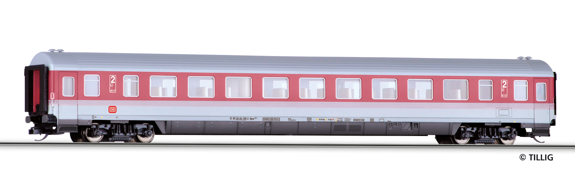 Tillig 16516 DB IC Reisezugwagen 2.Kl. Bpmz 293 Ep.4