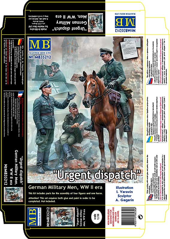 Master Box Ltd. MB35212 Urgent Dispatch. German Military Men