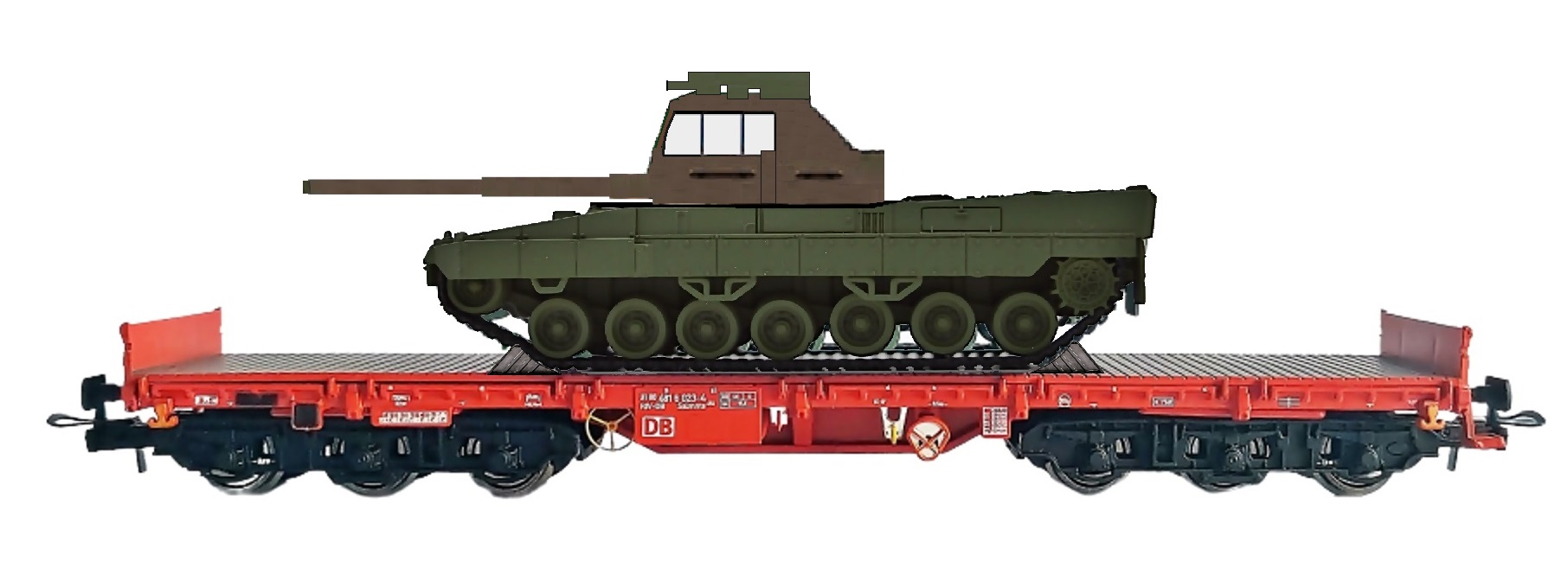 NW22163 DBAG Schwerlastwagen Salmms 454