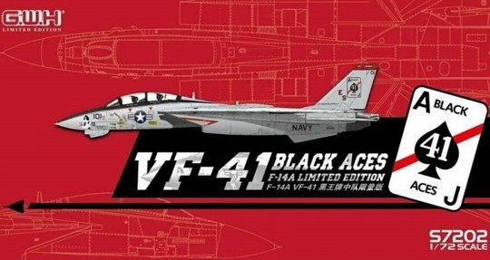S7202 US Navy F-14A VF-41 Black Aces