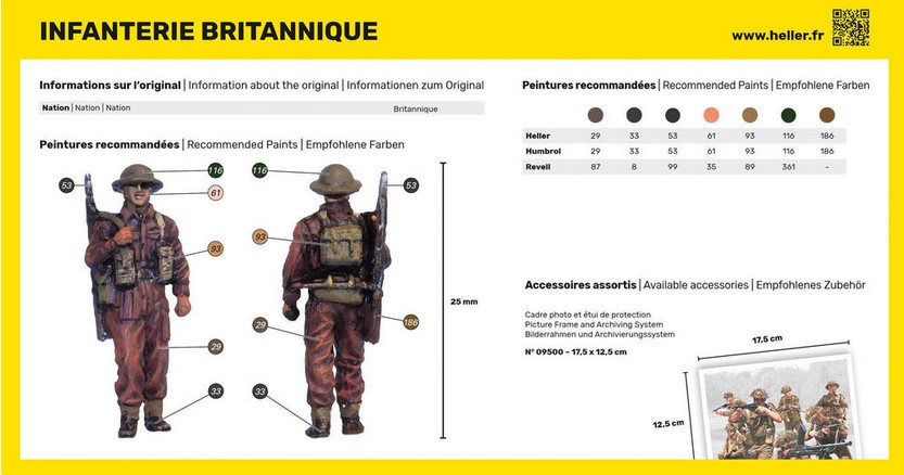 Heller 49604 Infanterie Britannique