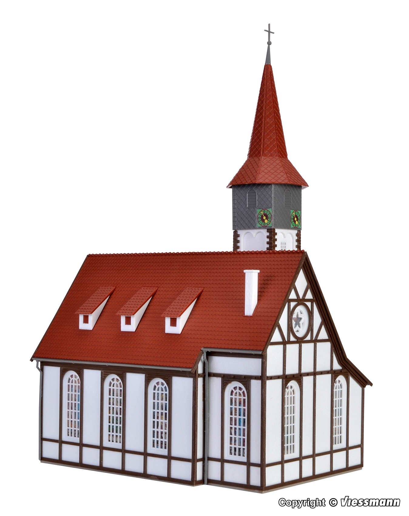 43768 Fachwerkkirche Altbach