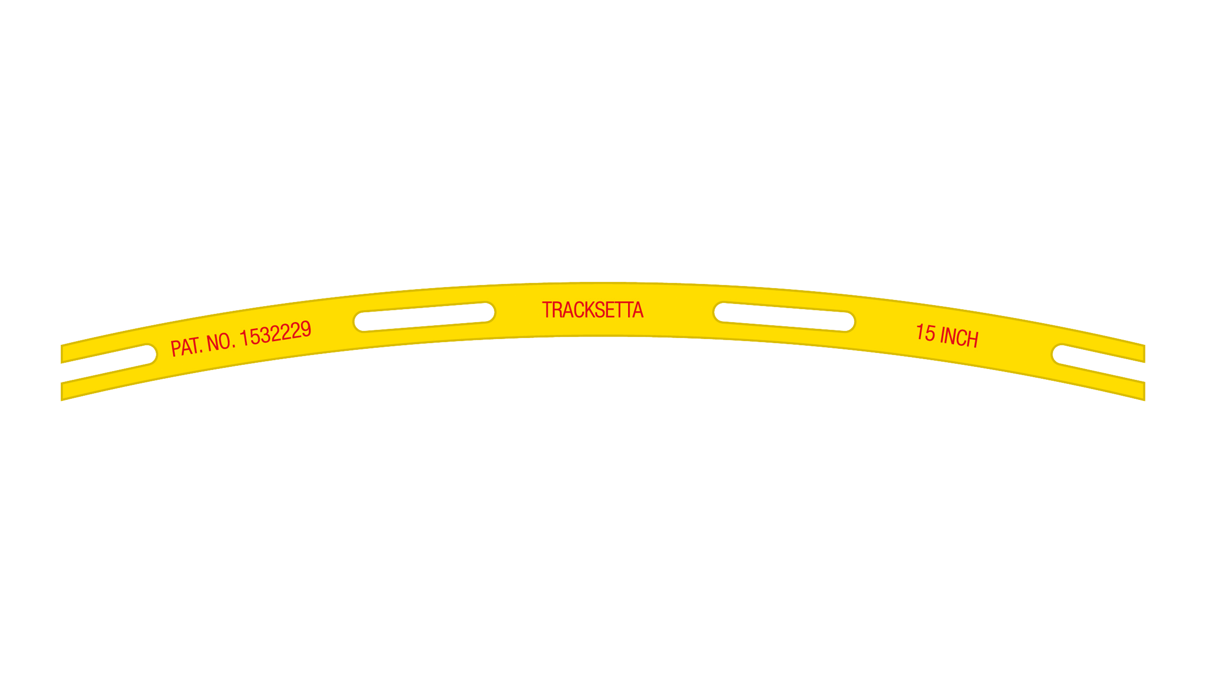 NT15 Schablone für 381 mm Radius