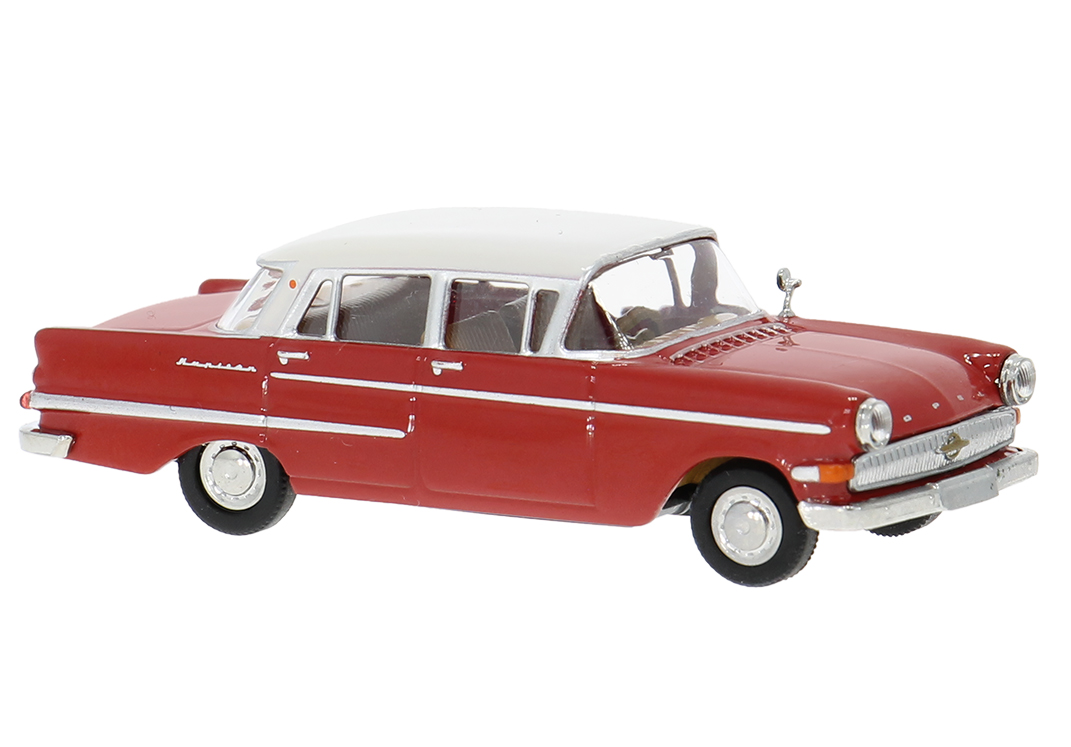 20812 Opel Kapitän 2,6 P2 rot/weiß