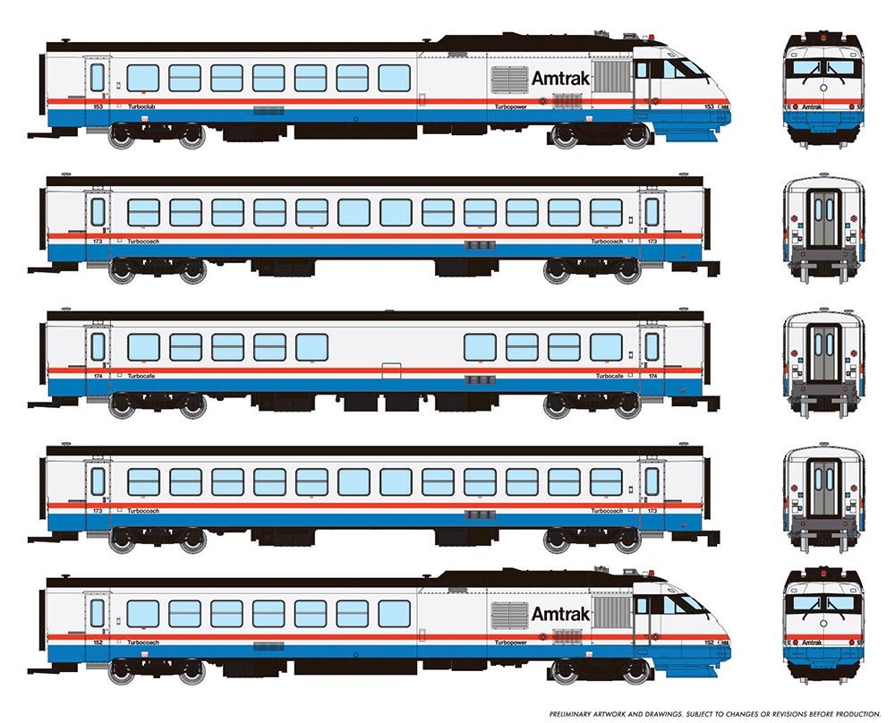 525503 Amtrak Triebzug RTL Turboliner 5-tlg Ph3