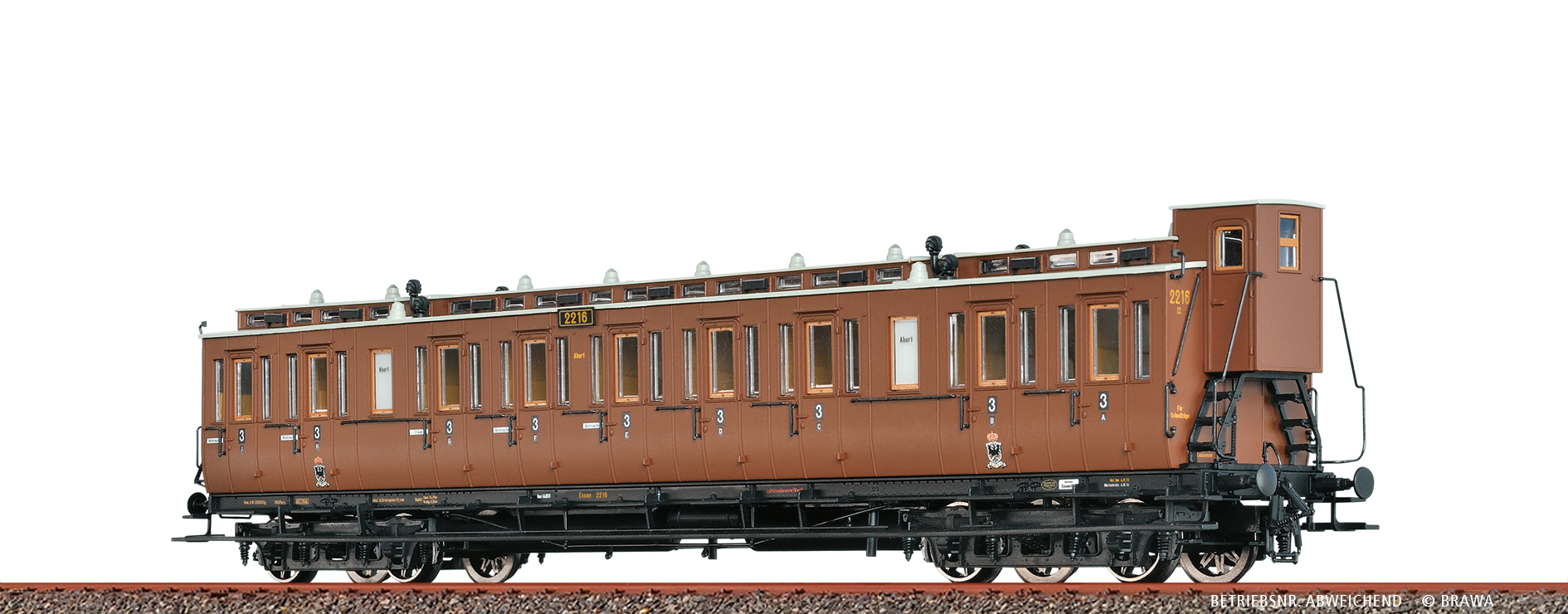 45269 K.P.E.V. Personenwagen Abteilwagen Ep.1