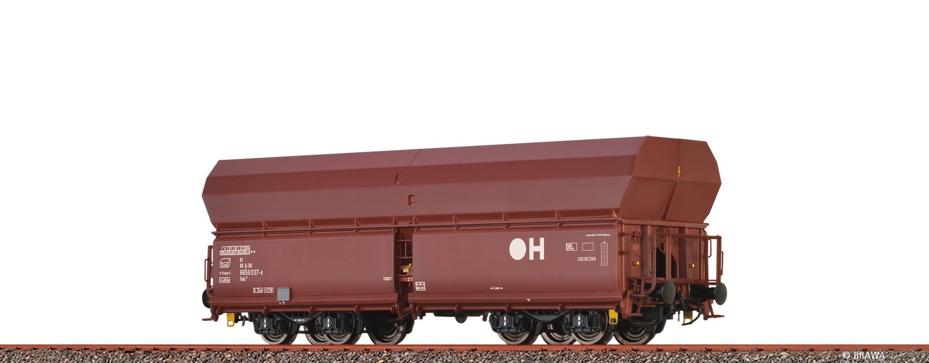 Brawa 50628 DB AG Güterwagen Fads175 Ep.6