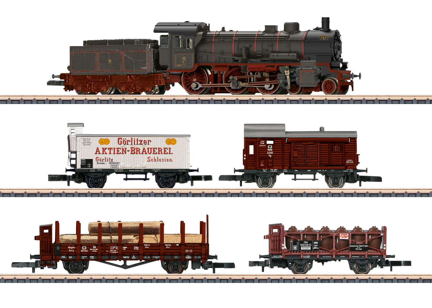 Märklin 81302 KPEV Güterzug-Set 5-tlg Ep.1