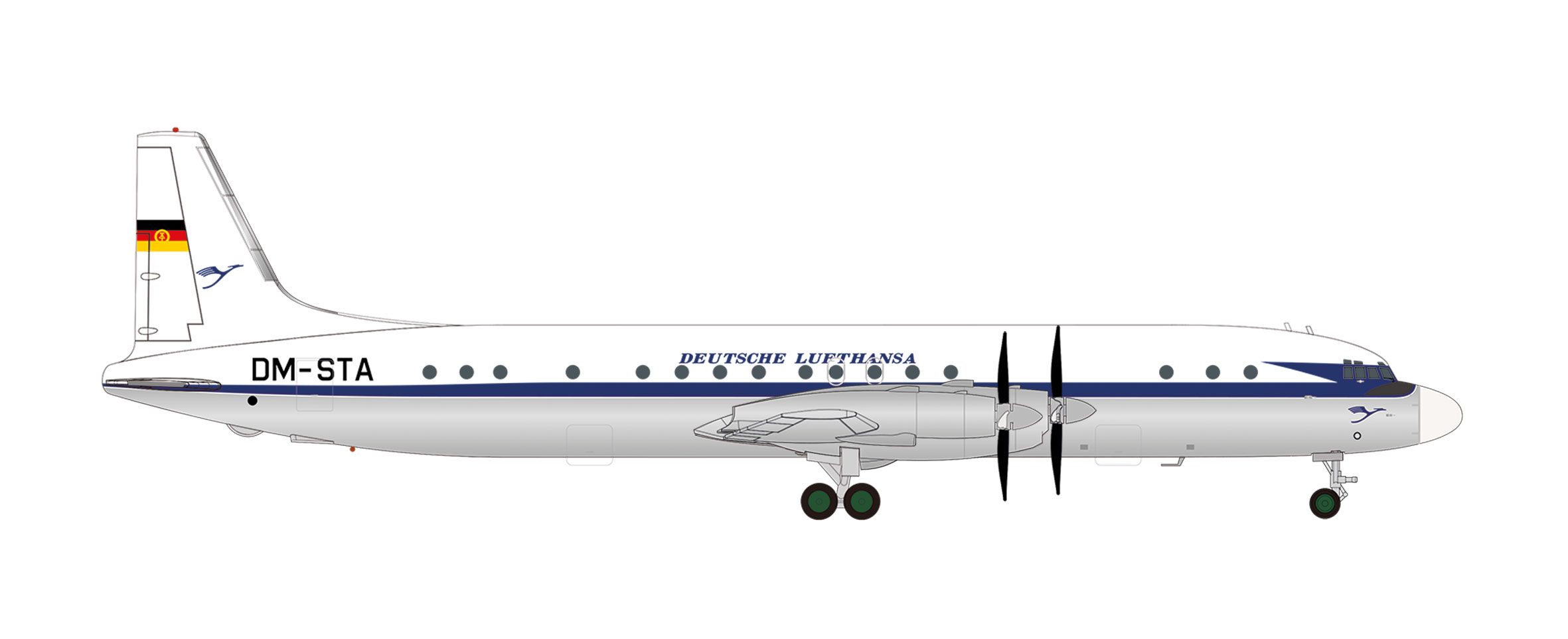 573689 Ilyushin IL-18 Deutsche Lufthansa