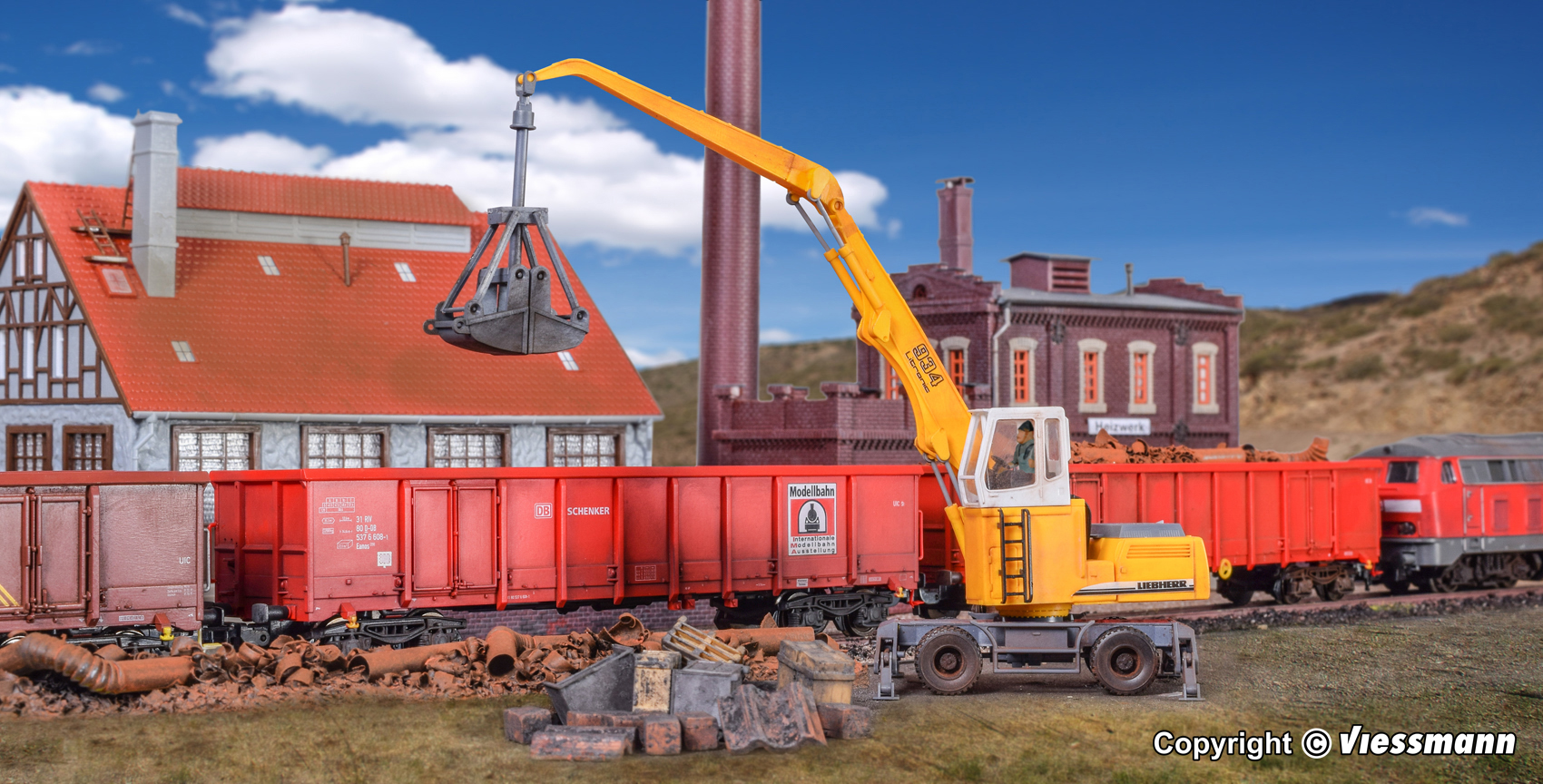 11286 Liebherr 934 Umschlaggerät mit Greifer