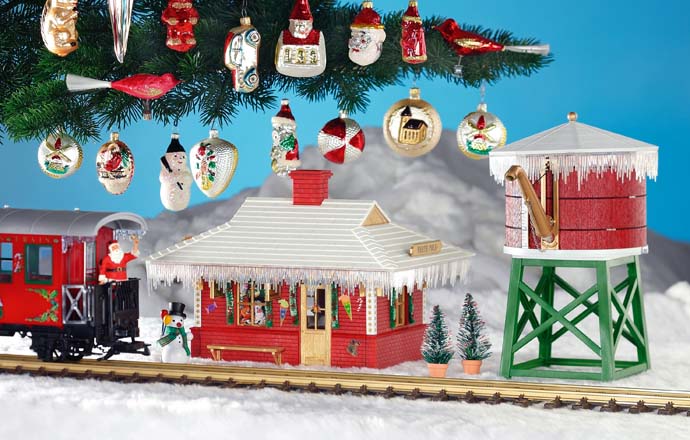Piko 62702 Weihnachtswasserturm Fertigmodell