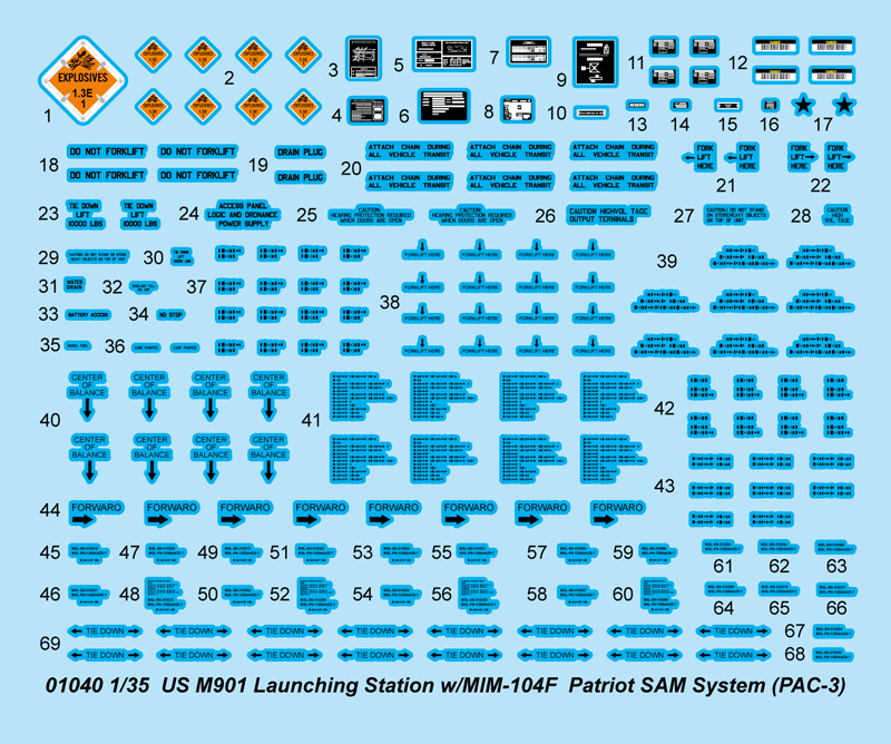Trumpeter 751040 M901 mit MIM-104F Patriot SAM System