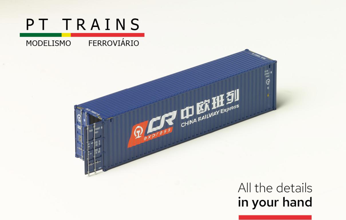 PT840405 Container 40´HC China Railways TBJU74473