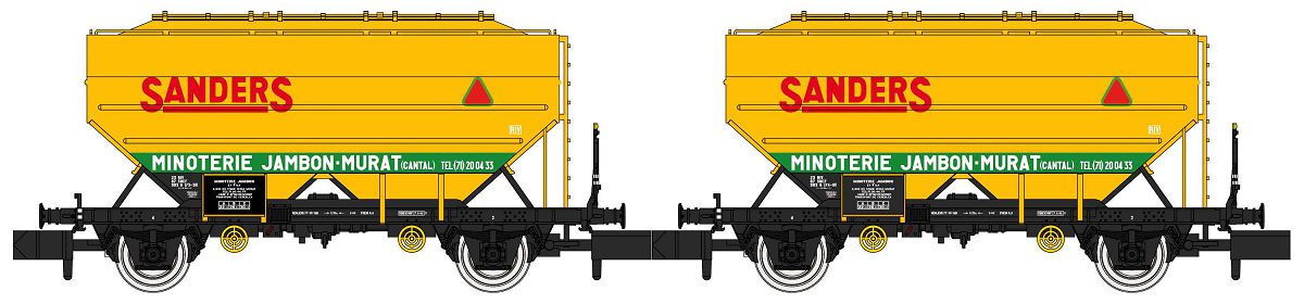 REE Modeles NW-308 SNCF Getreidewagen-Set 2-tlg. Ep.4