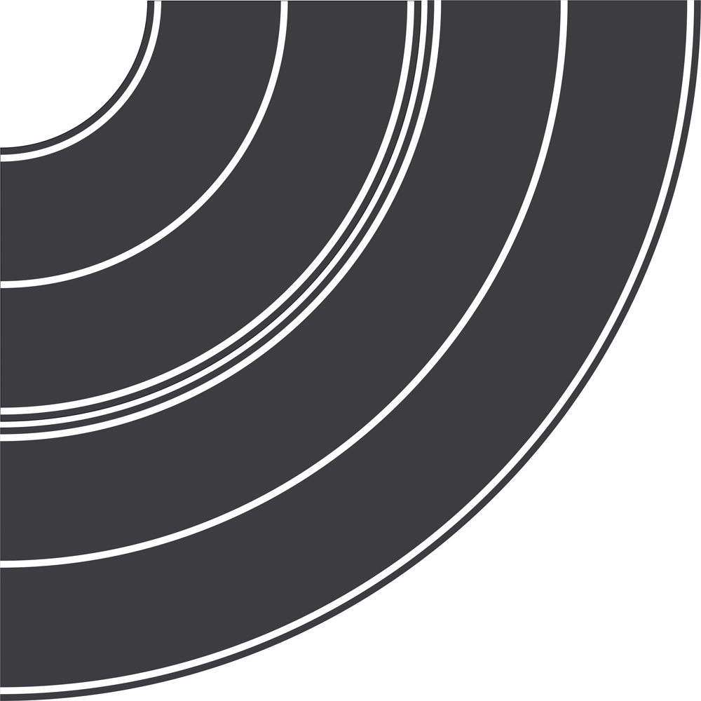 70702 Teerbelag Kurvensatz je 1x Radius