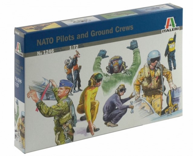 Italeri 1246 Nato Piloten und Bodenpersonal