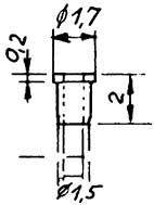 Weinert 9888 Isolierbuchse 0,98 IDm.f.Brems