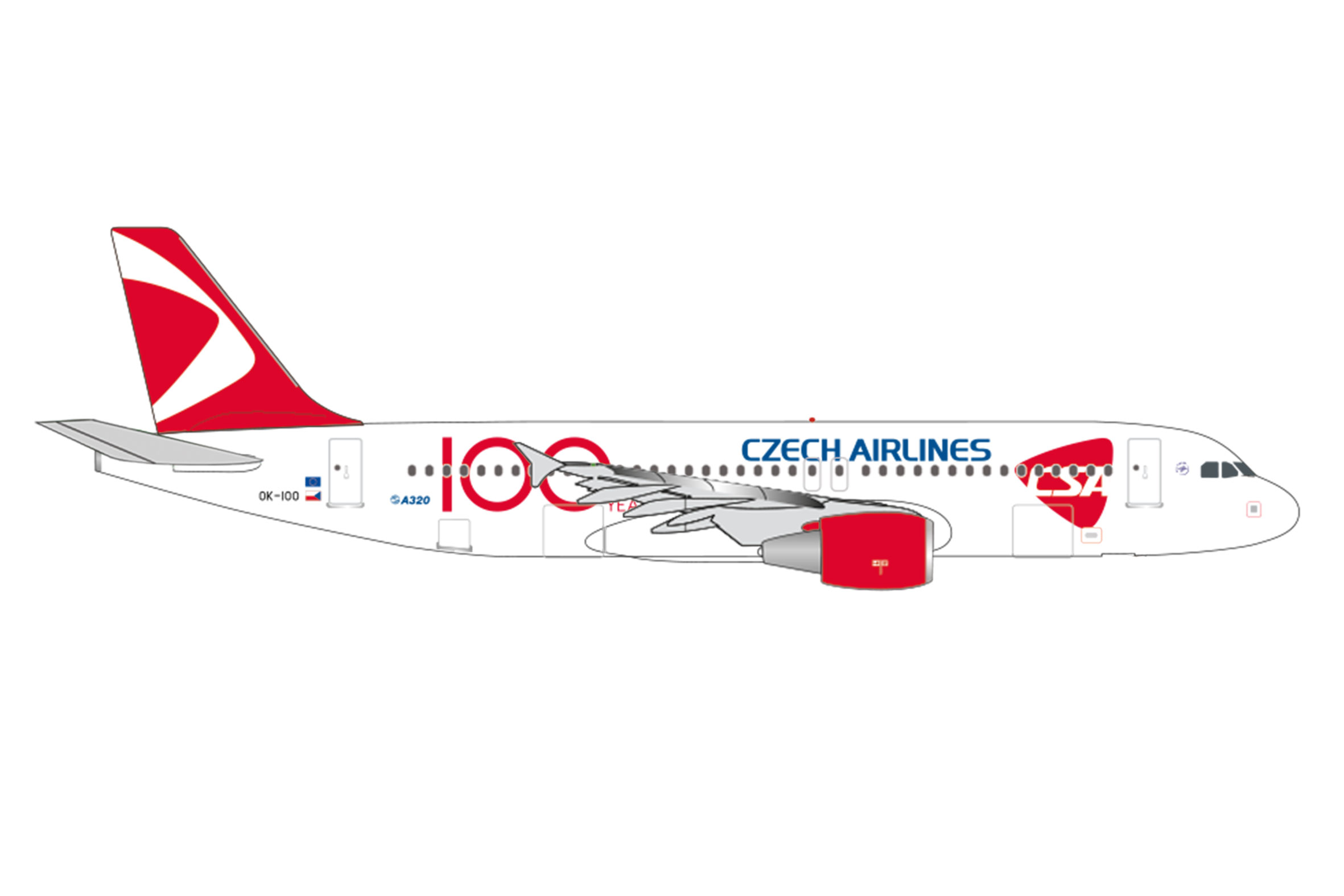537667 Airbus A320 CSA Czech Airlines